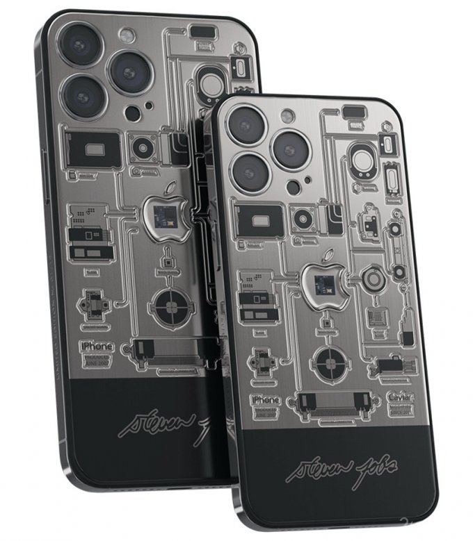 Смартфон iPhone 13 Pro Steve Jobs Edition с деталями оригинального iPhone 2007 года выпуска (2 фото + видео)